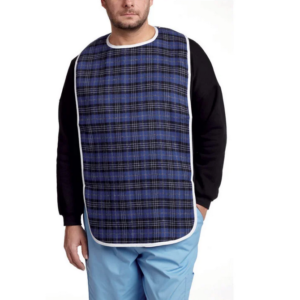 Cotton Bib With Snaps